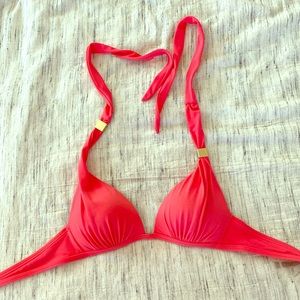 Victoria Secret coral swim suit top